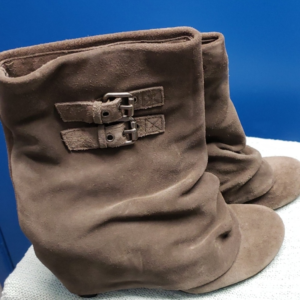 B.P. suede slouch booties